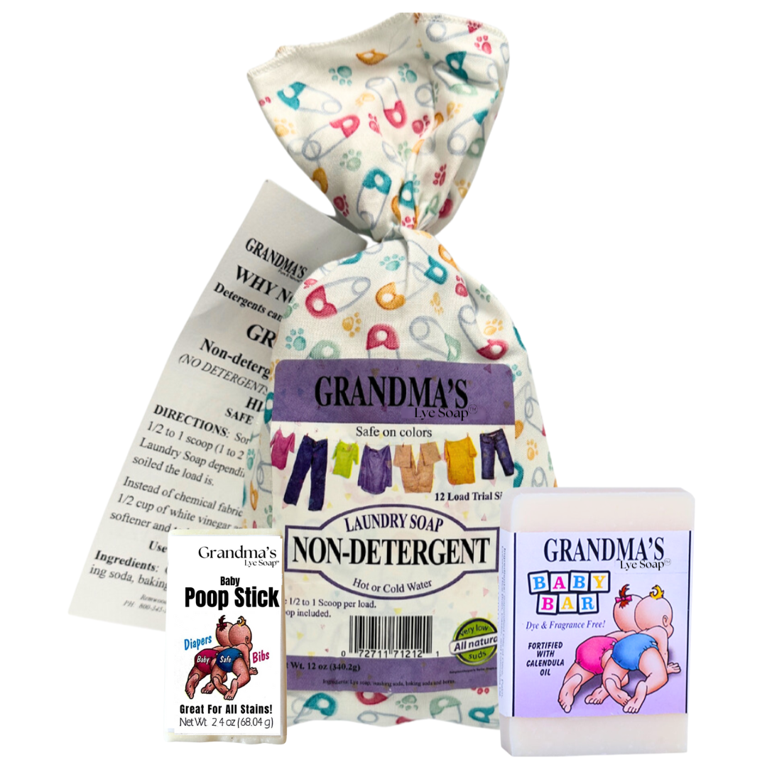 NEW ARRIVAL: GRANDMA'S Chemical Free Baby Gift Set