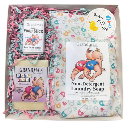 NEW ARRIVAL: GRANDMA'S Chemical Free Baby Gift Set