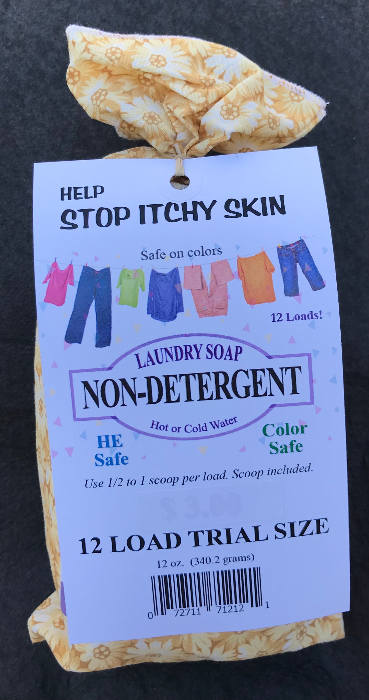 GRANDMA'S Non-detergent Laundry Soap (No Fragrance or Dyes)