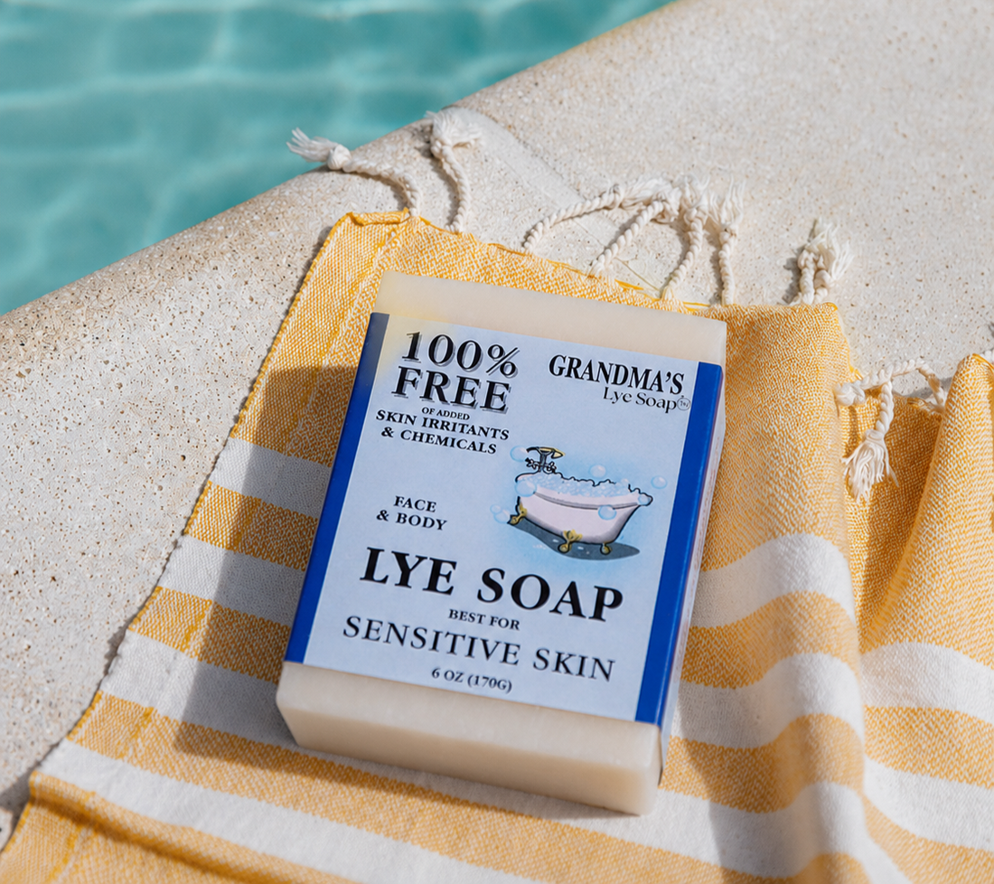 How Lye Soap Can Help Common Summer Skin Problems