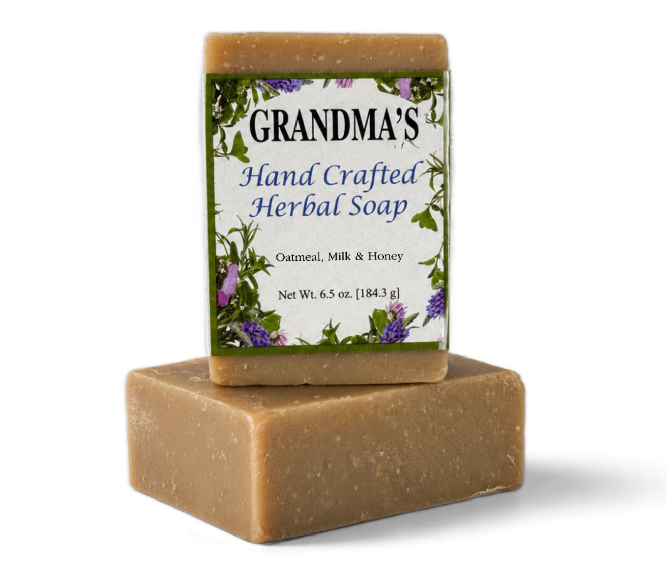 Oatmeal, Milk & Honey Herbal Soap