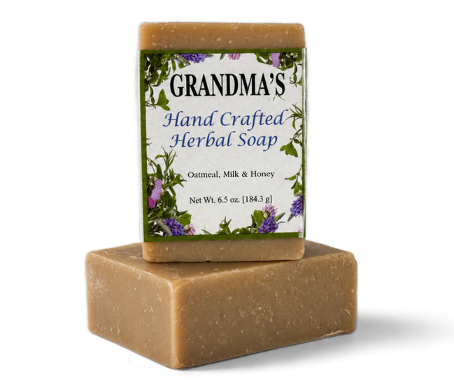 Oatmeal, Milk & Honey Herbal Soap