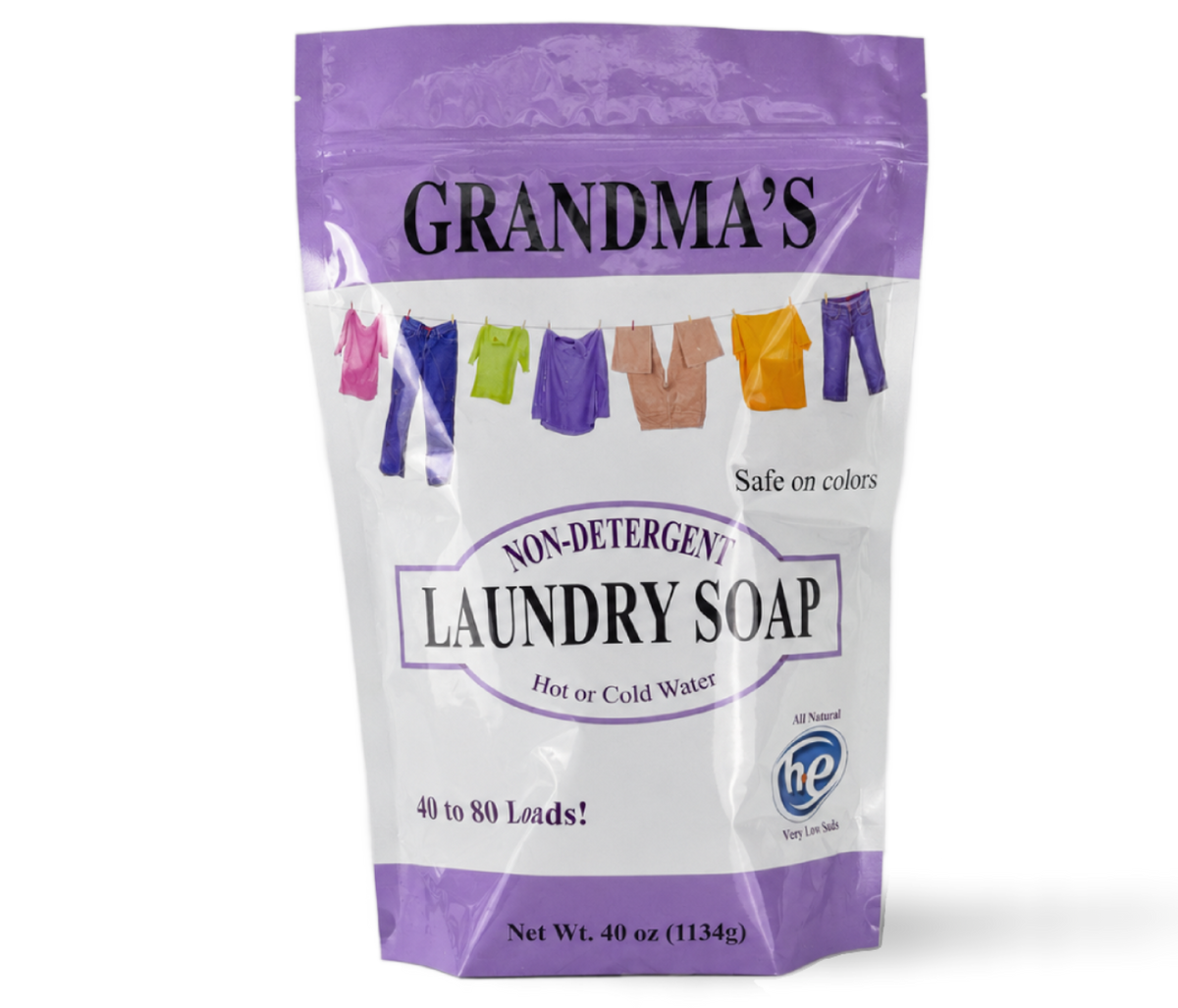 Grandma’s non-detergent laundry soap