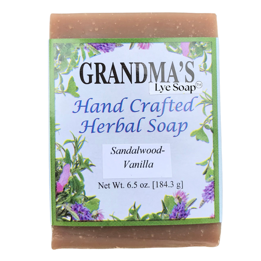 GRANDMA'S Sandalwood/Vanilla Herbal Soap