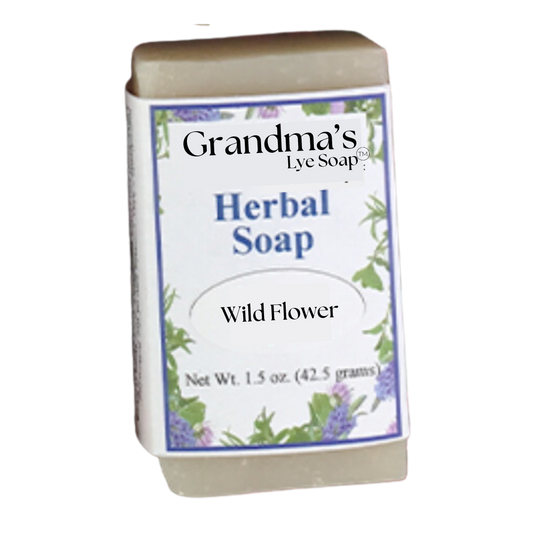 Grandma's Wild Flower Herbal Soap -TRY ME