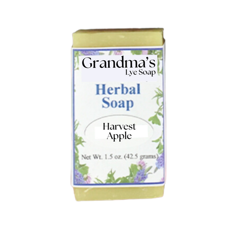 Grandma's Harvest Apple Herbal Soap - TRY ME