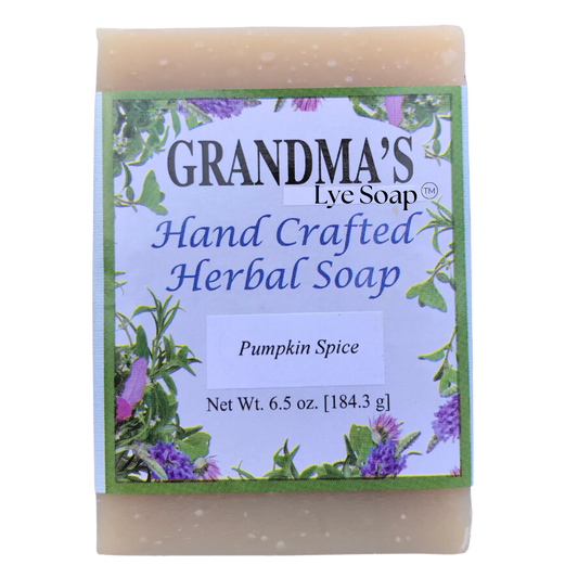 It's BACK! Grandma's Pumpkin Spice Herbal Soap