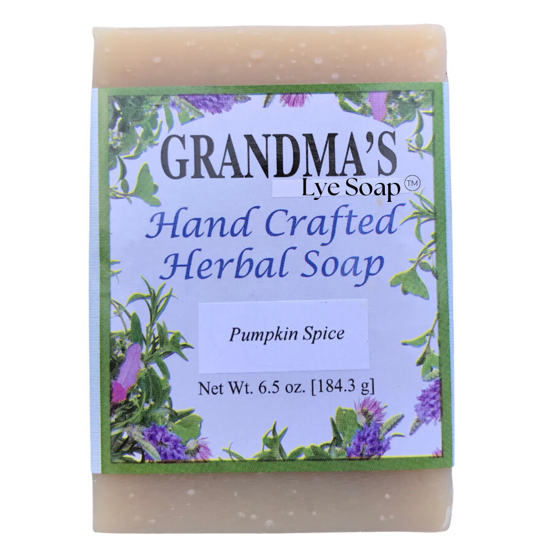 It's BACK! Grandma's Pumpkin Spice Herbal Soap