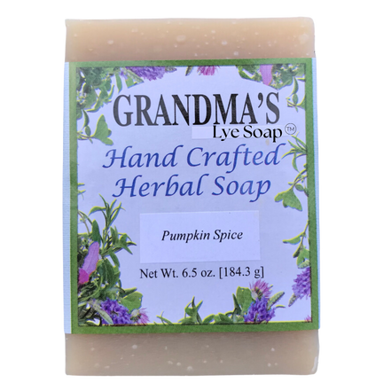 It's BACK! Grandma's Pumpkin Spice Herbal Soap