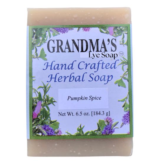 It's BACK! Grandma's Pumpkin Spice Herbal Soap