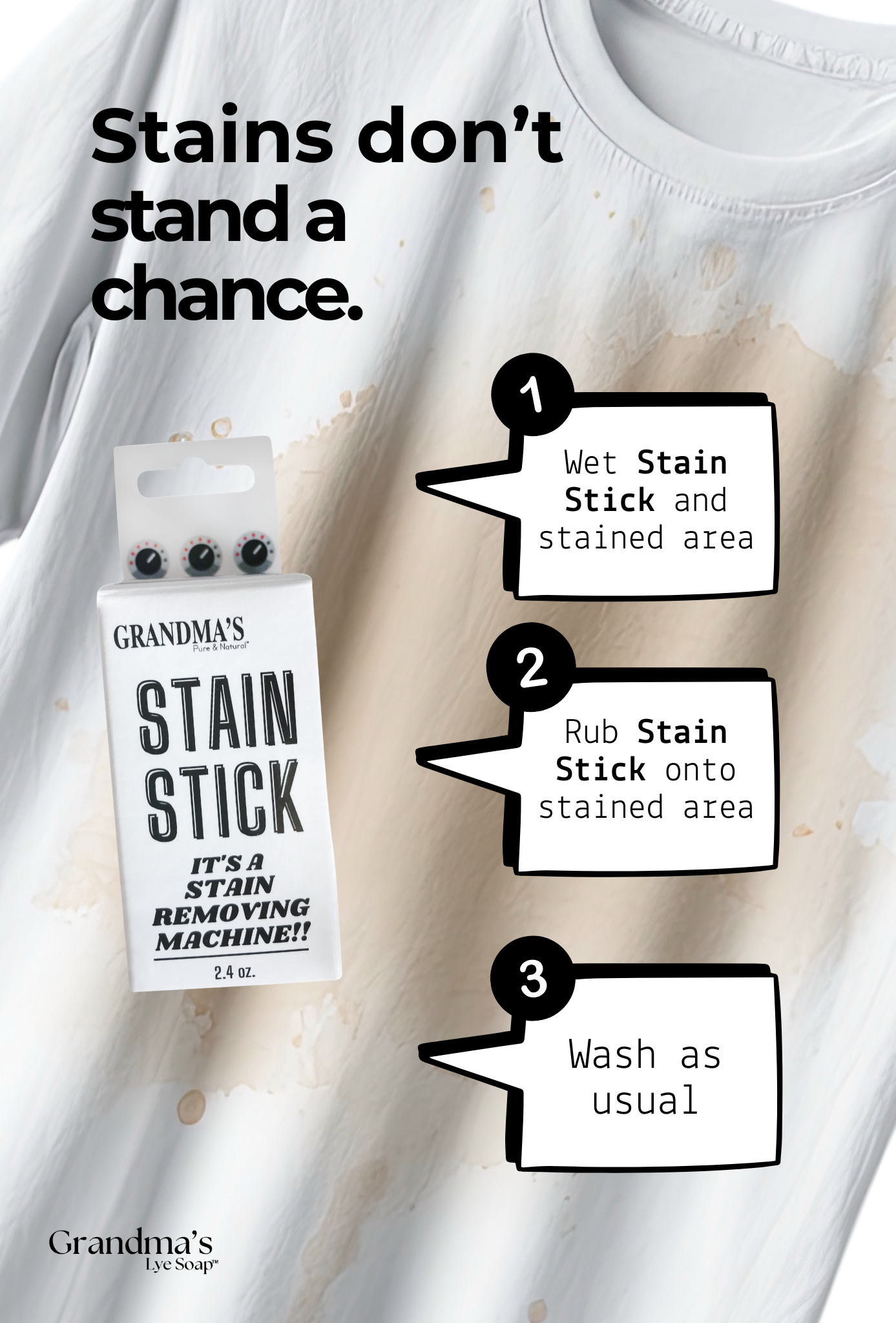 Grandma's Laundry Stain Stick - Thumbnail 3