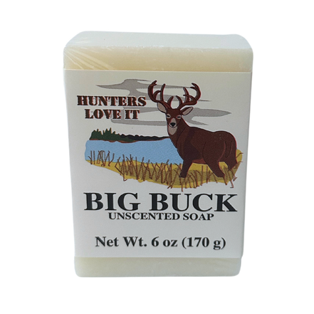 Unscented Big Buck Soap - PERFECT FOR HUNTERS!