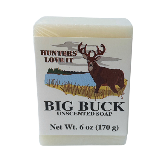 Unscented Big Buck Soap - PERFECT FOR HUNTERS!